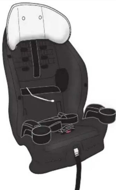 Evenflo Chase Plus - Desserrer le harnais. - 2