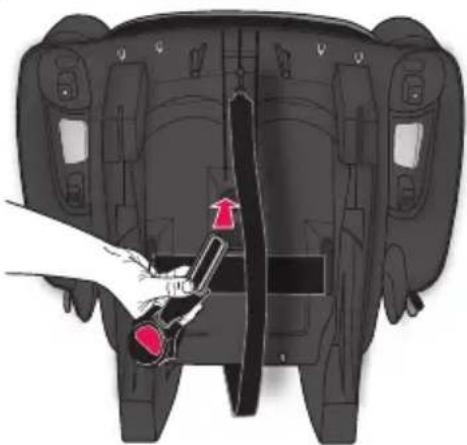 Evenflo Maestro Sport - Retirer la sangle d'entrejambe. - 2