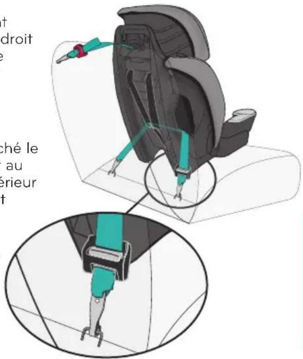 Evenflo Maestro Sport - Attacher le dispositif de retenue pour enfant. - 1