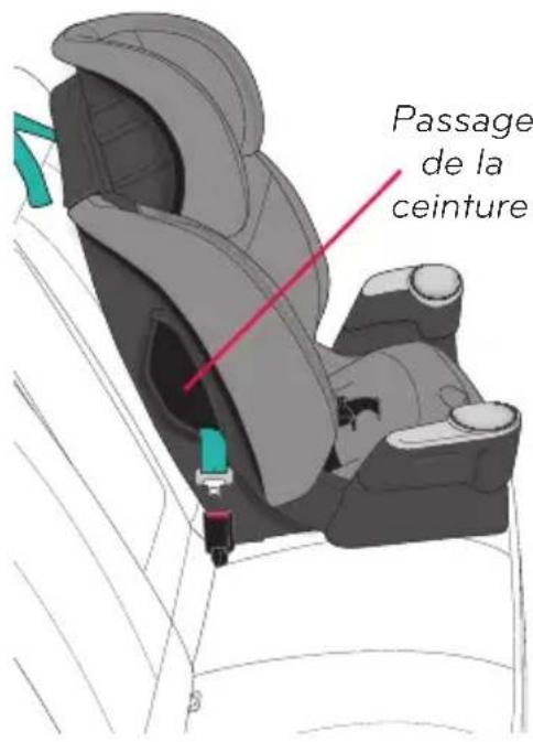 Evenflo Maestro Sport - Installation avec les ceintures de sécurité du véhicule - 3