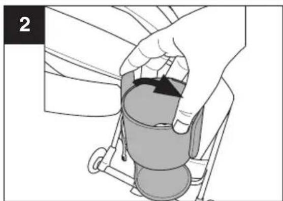 Evenflo Omni Plus - UTILISATION DE LA POUSSETTE - PORTE-GOBELET - 2