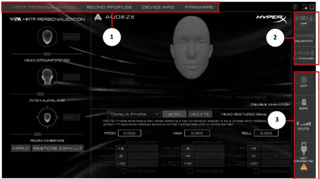 HYPERX Cloud Orbit Software - Página principal - 1