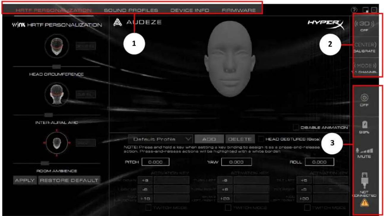 HYPERX Cloud Orbit Software - 기본 페이지 - 1
