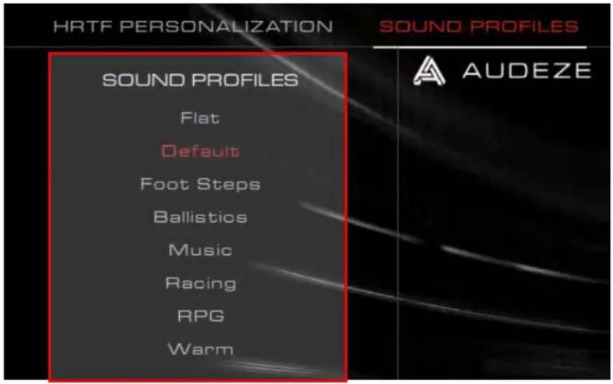 HYPERX Cloud Orbit Software - Perfis de Som - 1