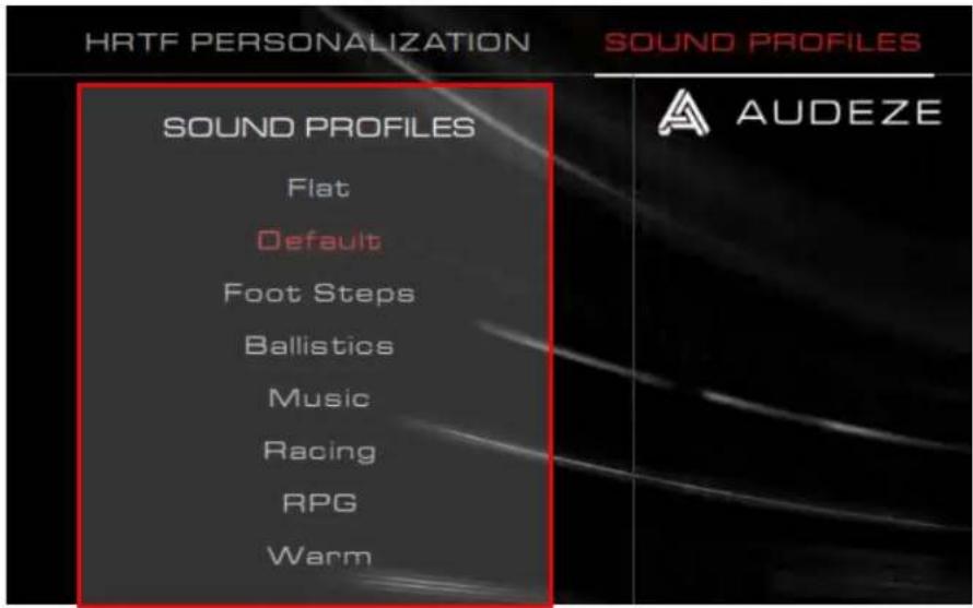 HYPERX Cloud Orbit Software - Profili audio - 1