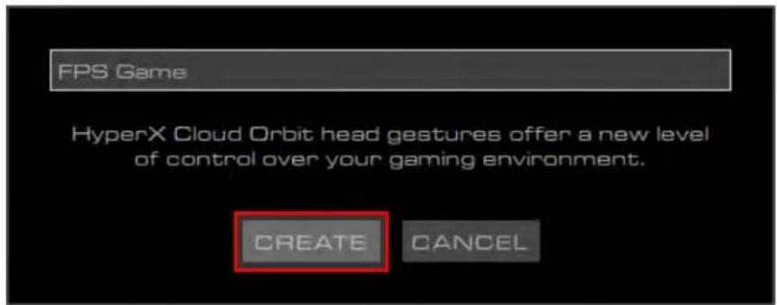 HYPERX Cloud Orbit Software - ジェスチャープロファイルの追加 - 2