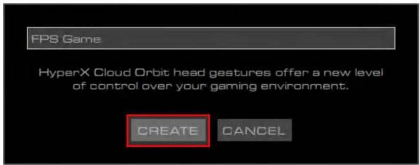 HYPERX Cloud Orbit Software - Adición de un perfil de gestos - 2