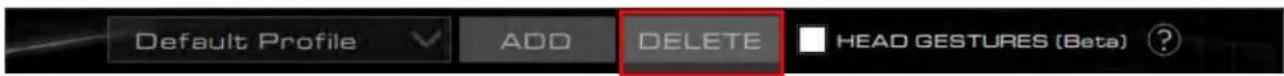 HYPERX Cloud Orbit Software - Удаление профиля жестов - 1