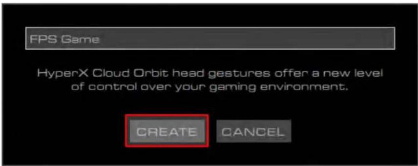 HYPERX Cloud Orbit Software - Adding a Gesture Profile - 2