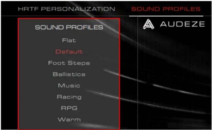 HYPERX Cloud Orbit Software - Sound Profiles - 1