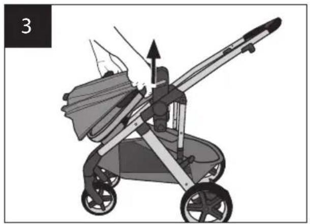 Evenflo Pivot Suite - Assembling Your Stroller - Toddler Seat Mode - 3