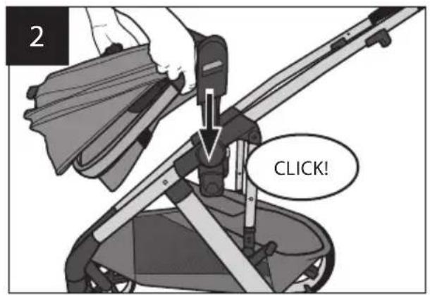 Evenflo Pivot Suite - Assembling Your Stroller - Toddler Seat Mode - 2