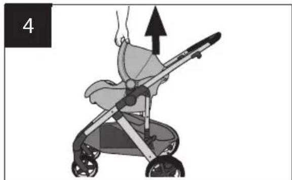Evenflo Pivot Suite - Using your Stroller with the Recommended Infant Car Seats - 4