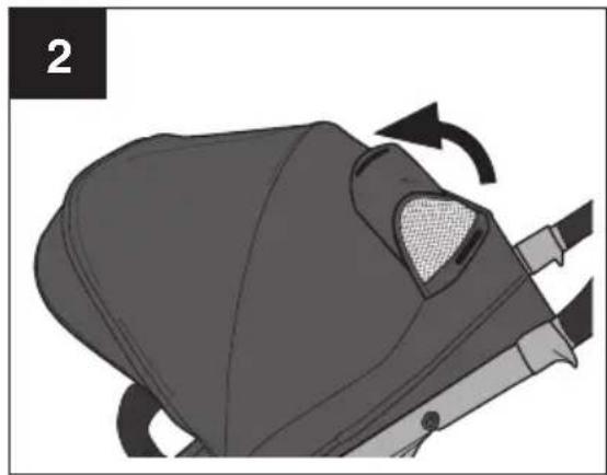 Evenflo Pivot Troop - Using Your Stroller - Closing Pet Basket - 4