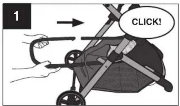 Evenflo Pivot Troop - Assembling Your Stroller - Basket - 1