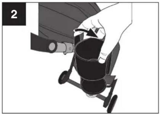 Evenflo Pivot Troop - Using Your Stroller - Attach Cupholder or Treat Containe - 2