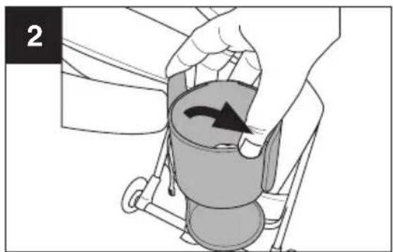 Evenflo Pivot Vizor - Using Your Stroller - Cupholder - 2