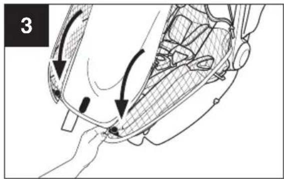 Evenflo Pivot Vizor - Using Your Stroller - Attaching Privacy Cover to Infant Car Seat - 3