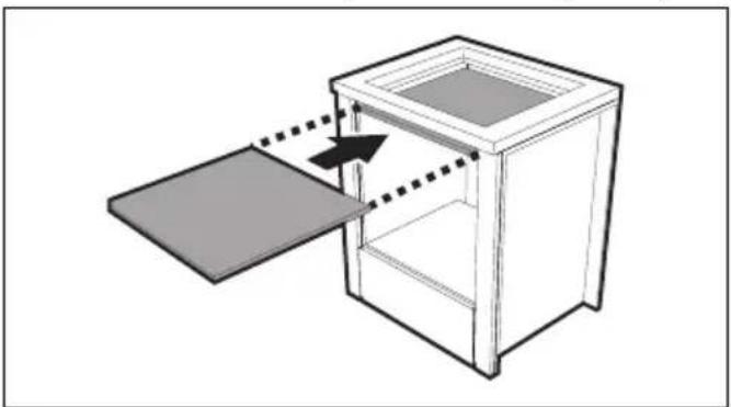 SMEG SI1M4734D - Sur un compartiment neutre ou des tiroirs - 1