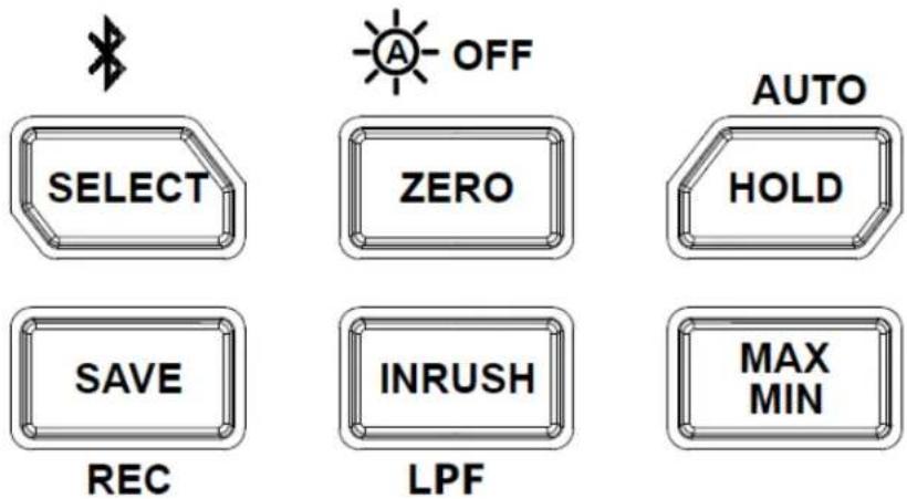 Uni-T UT219PV - Fonctions des Boutons (Figure 3) - 1