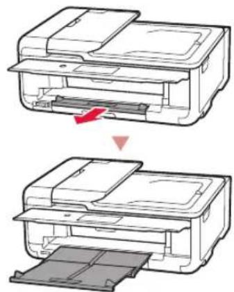 CANON PIXMA TS9541C - Dra ut utmatningsfacket. - 1