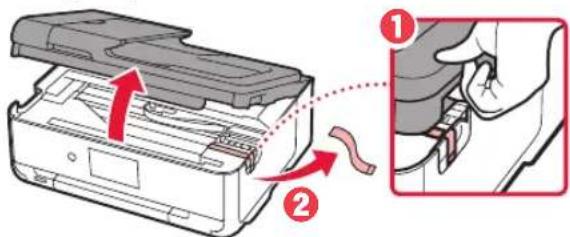 CANON PIXMA TS9541C - Removing Packing Materials - 2
