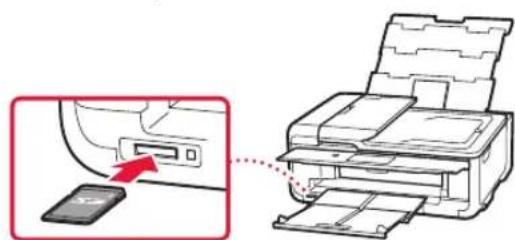 CANON PIXMA TS9541C - Ausdrucken von auf einer Speicherkarte gespeicherten - 1