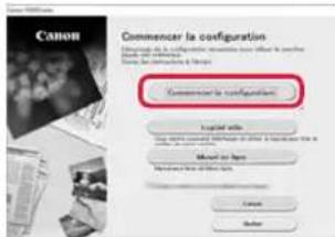 CANON PIXMA TS9541C - Cliquez sur Commencer la configuration. - 1