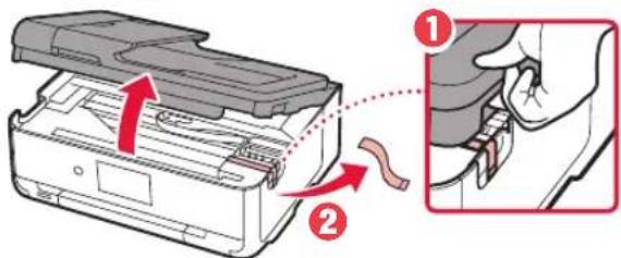 CANON PIXMA TS9541C - Ta bort förpackningsmaterial - 2