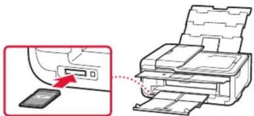 CANON PIXMA TS9541C - Foto's afdrukken die zijn opgeslagen op een geheugenkaart - 1