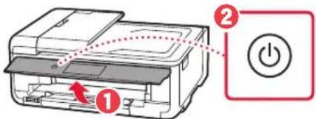 CANON PIXMA TS9541C - Turning on the Printer - 4