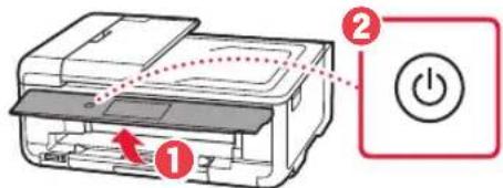 CANON PIXMA TS9541C - Encender la impresora - 3