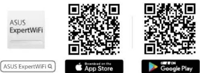 ASUS ExpertWiFi ASUS ExpertWiFi Q Downloaded on the App Store Google Play