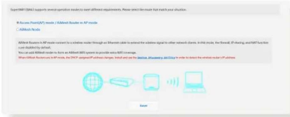 ASUS ExpertWiFi EBA63 - Mode de fonctionnement - 1