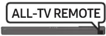 SAMSUNG HW-B550D - Adjusting the Soundbar volume with a TV remote control - 9