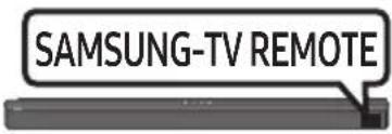 SAMSUNG HW-B550D - Adjusting the Soundbar volume with a TV remote control - 6
