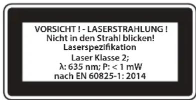 DURO PRO D-KLL 10/1 - Spezielle Hinweise zum Laser - 1