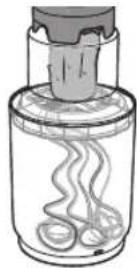 PHILIPS ProMix HR2627 - Utilisation du spiraliseur - 10