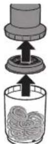PHILIPS ProMix HR2627 - Utilisation du spiraliseur - 14