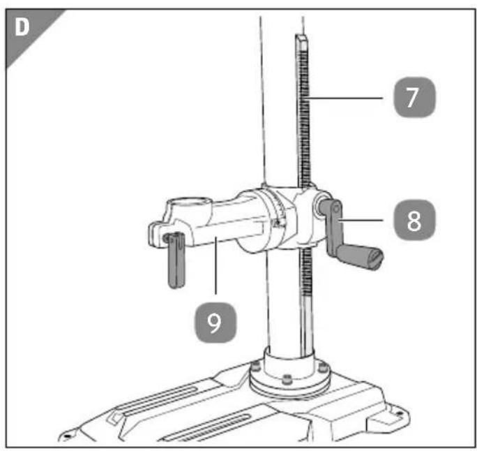 Workzone Titanium WZT-SB 750 E - Profi-Säulenbohrmaschine - 4