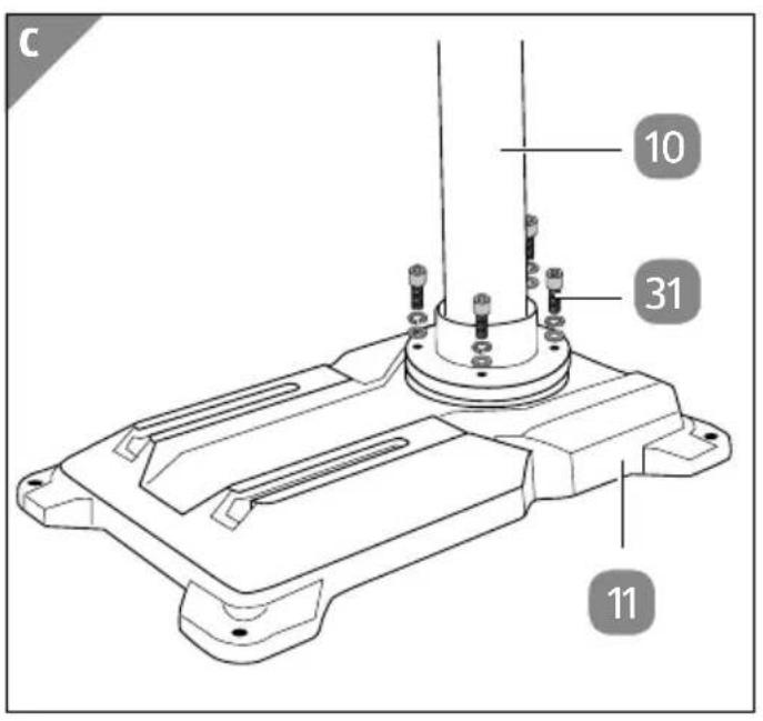 Workzone Titanium WZT-SB 750 E - Profi-Säulenbohrmaschine - 3
