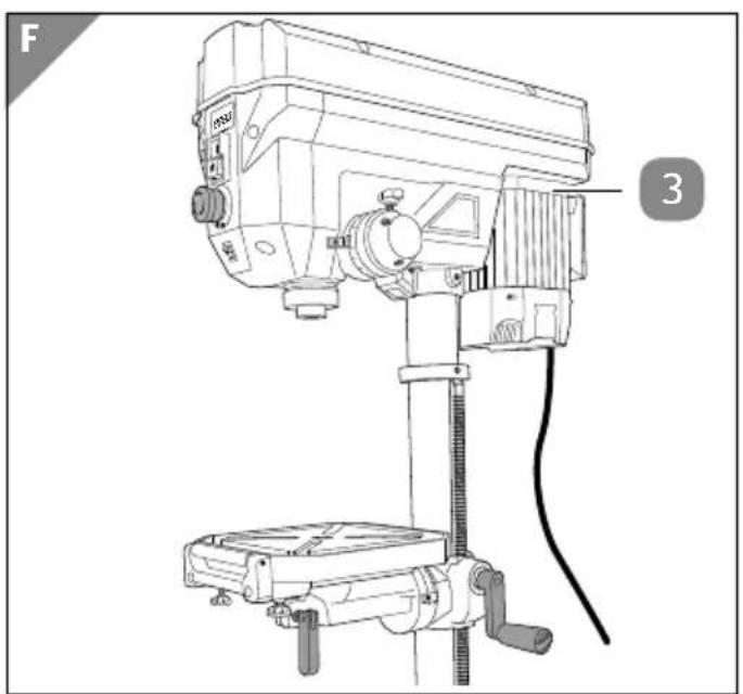 Workzone Titanium WZT-SB 750 E - Profi-Säulenbohrmaschine - 6