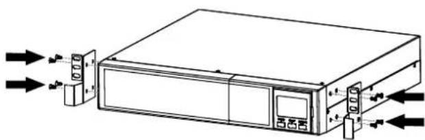 V7 UPS2URM1500DC-NC-1N - 2-3. Installazione dell'UPS - 4