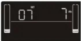 V7 UPS1RM2U1500 - Configuración AH total de la batería - 1