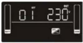 V7 UPS1RM2U1500 - Per configurare il sistema UPS sono disponibili due parametri - 1