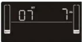 V7 UPS1RM2U1500 - Einstellung der Batteriekapazität in Ah - 1