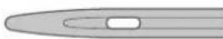 SINGER HD500 - Aguja universal - 2