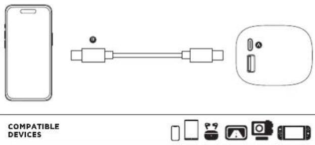 Xtorm XCP240 - CHARGING YOUR DEVICE3 RECHARGING THE POWER BANK 4 - 1