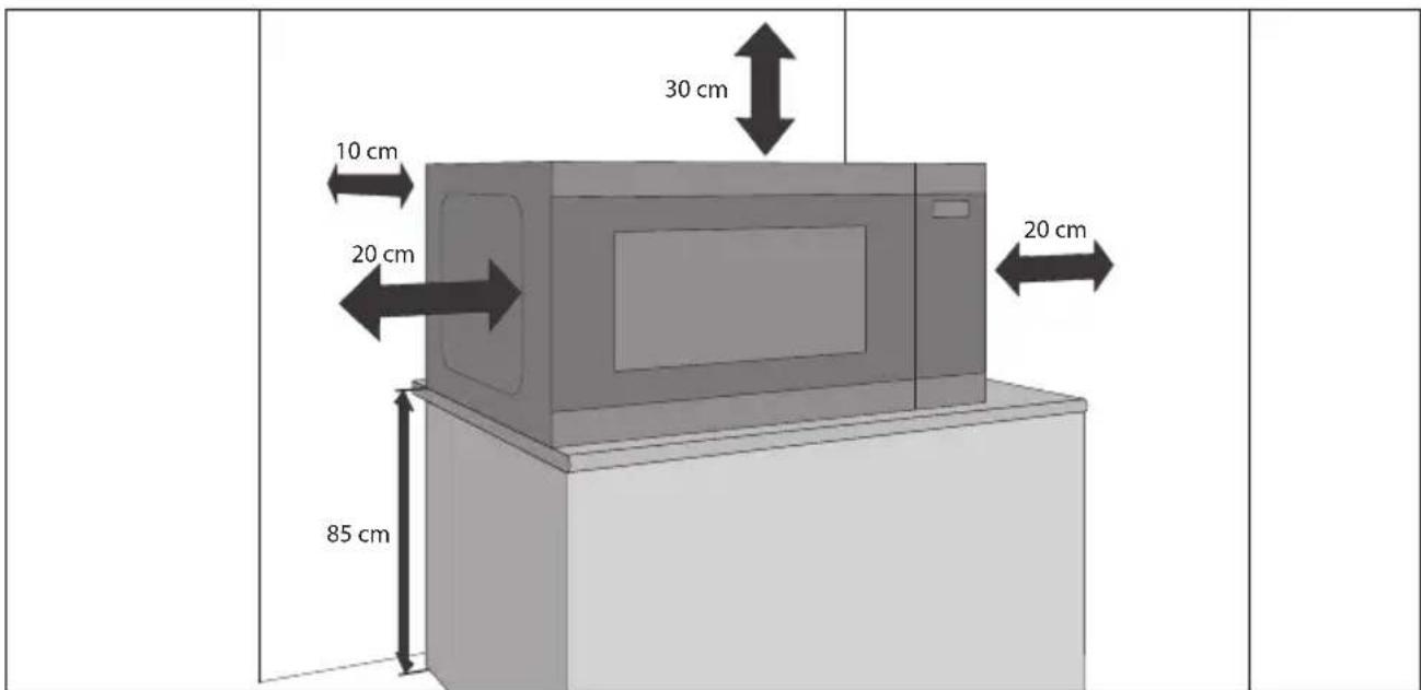 SHARP YC-MC422A - Installatie - 1