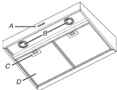 AMANA WVU37UC4FS - UTILISATION DE LA HOTTE - 1